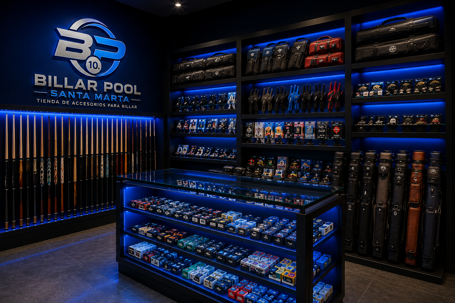 Tienda de accesorios para billar Billar Pool Santa Marta
